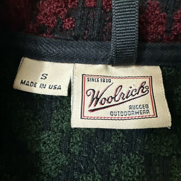 Vintage Woolrich Blanket Jacket Southwestern Navajo Wool Blend Womens S - Picture 7 of 12